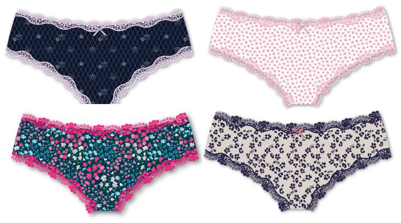 Lot de Culotte garconne imprimés en coton et élasthanne pour