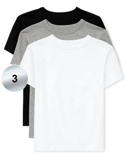 Boy's Undershirts 3-Pack | Size 4-6-8