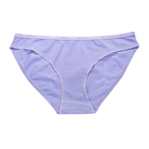 Woman's Cotton Spandex Low Rise Plain Bikini 8-pack - Ranaco Pelli