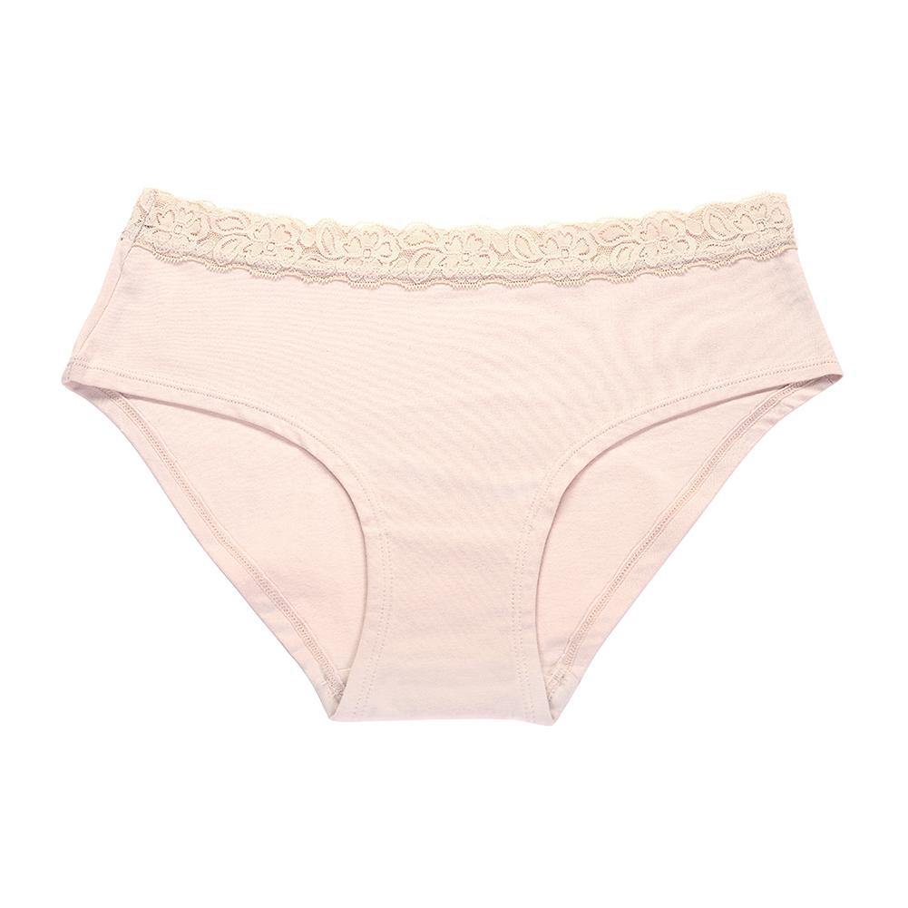 Lycra Cotton Women Lace Hipster Pink Panty, Plain at Rs 70/piece