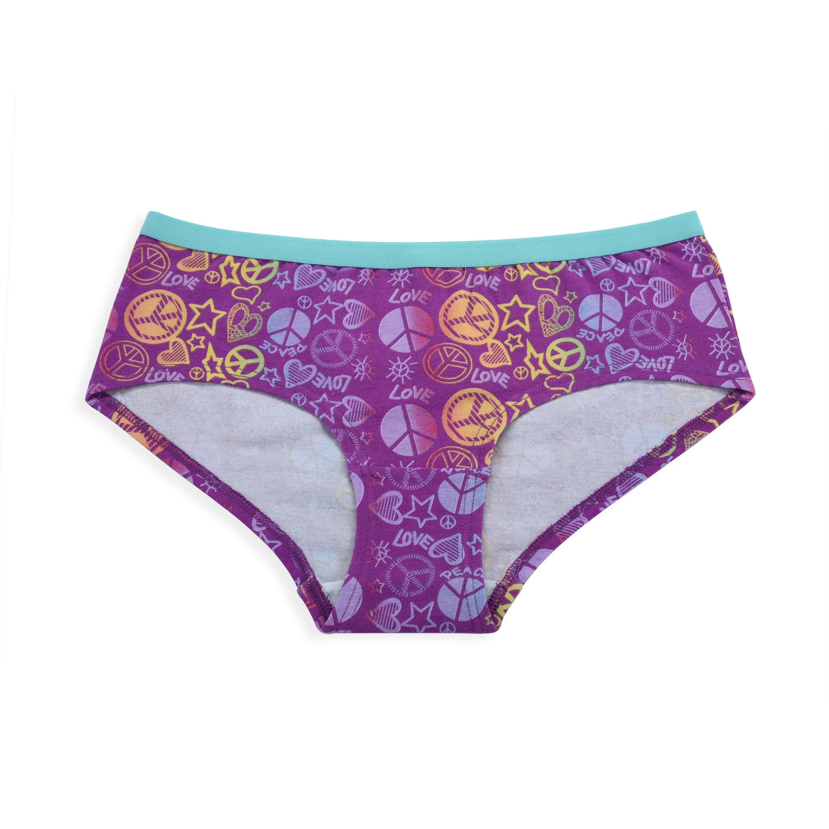 LYKOR Printed Cotton Panties for Women & Girls | Hipster Panty with  Stretchable Soft Inner Elastic | Kids/Teenagers Full Coverage Breathable  Briefs