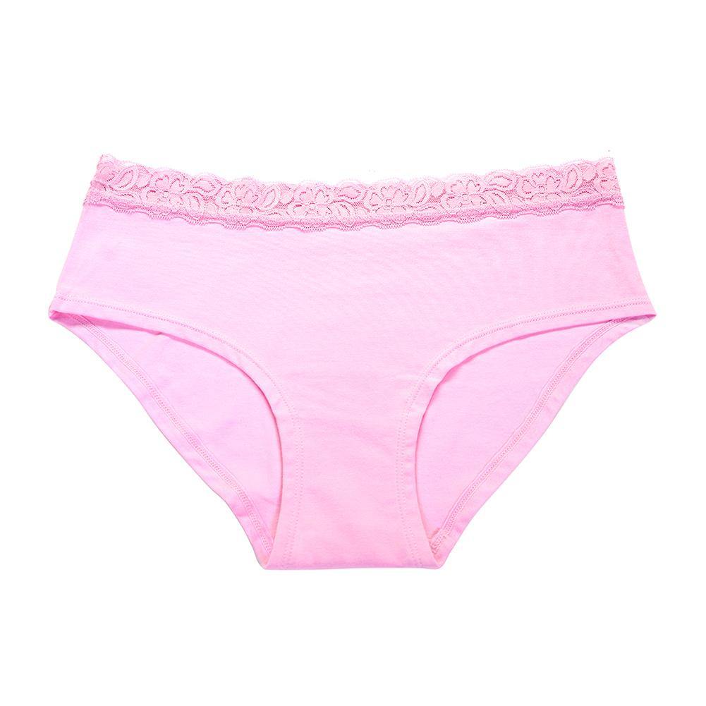Plain Ladies Light Pink Cotton Nylon Hipster Panty at Rs 50/piece